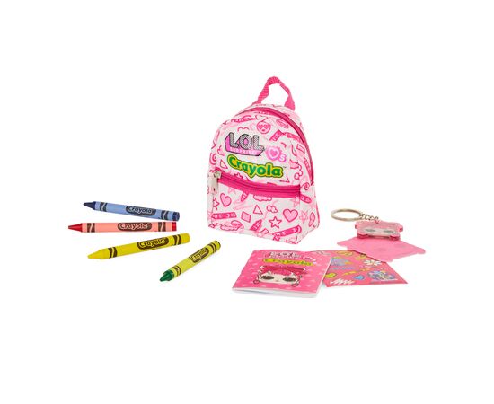 Набор для творчества Crayola Мини-рюкзак Розовый (35054-C), изображение 2 Набор для творчества Crayola Мини-рюкзак Розовый (35054-C), изображение 2