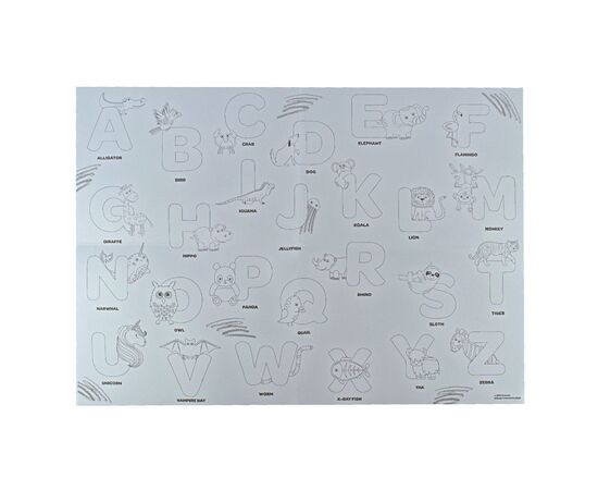 Набор для творчества Crayola Раскраска Учебные плакаты: Джунгли С карандашами (15756), изображение 4 Набор для творчества Crayola Раскраска Учебные плакаты: Джунгли С карандашами (15756), изображение 4