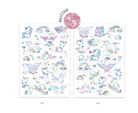 Набір для творчості Djeco Наклейки на тіло Єдиноріг (DJ09575), зображення 2 Набір для творчості Djeco Наклейки на тіло Єдиноріг (DJ09575), зображення 2