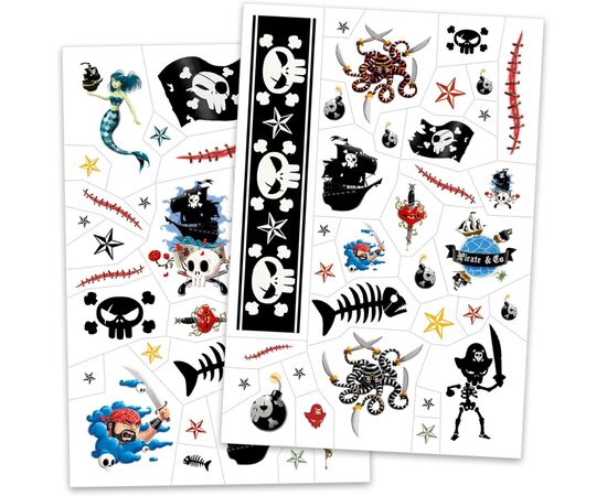 Набор для творчества Djeco Наклейки на тело Пираты (DJ09584), изображение 2