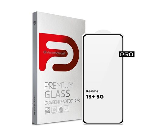 Скло захисне Armorstandart Pro Realme 13+ 5G Black (ARM80504)
