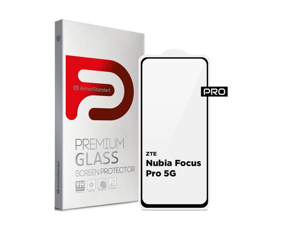 Стекло защитное Armorstandart Pro ZTE Nubia Focus Pro 5G Black (ARM78908)