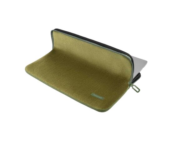 Чехол для ноутбука Tucano 14" Velluto MB Pro, green (BFVELMB14-V), изображение 4 Чехол для ноутбука Tucano 14" Velluto MB Pro, green (BFVELMB14-V), изображение 4