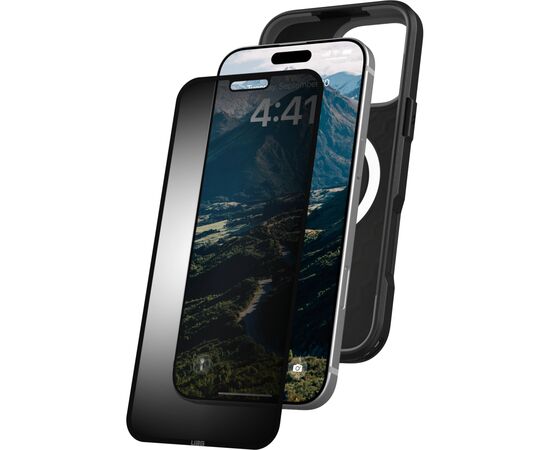 Пленка защитная UAG iPhone 16 Pro Max Removable Privacy Glass - Tint (14436911NA), изображение 5 Пленка защитная UAG iPhone 16 Pro Max Removable Privacy Glass - Tint (14436911NA), изображение 5