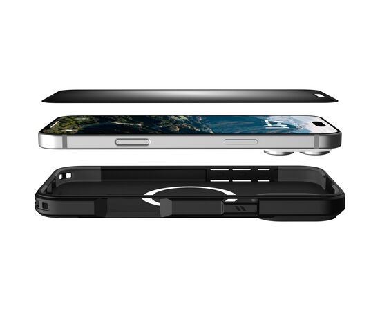 Пленка защитная UAG iPhone 16 Pro Max Removable Privacy Glass - Tint (14436911NA), изображение 6 Пленка защитная UAG iPhone 16 Pro Max Removable Privacy Glass - Tint (14436911NA), изображение 6