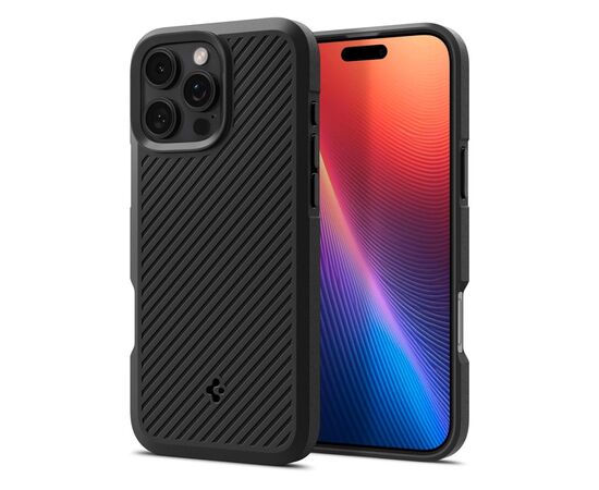 Чехол для мобильного телефона Spigen iPhone 16 Pro Max Core Armor Matte Black (ACS08023), изображение 3