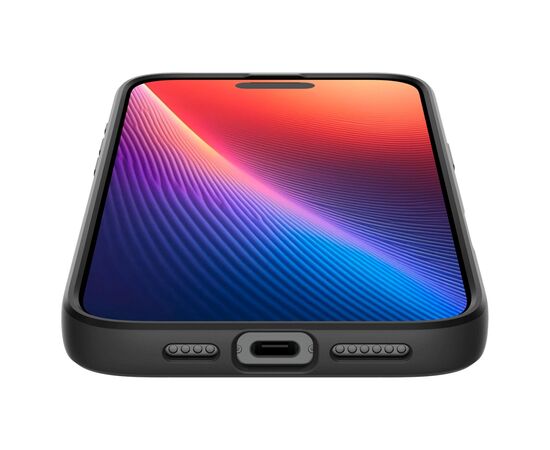 Чехол для мобильного телефона Spigen iPhone 16 Pro Max Liquid Air Matte Black (ACS07988), изображение 8 Чехол для мобильного телефона Spigen iPhone 16 Pro Max Liquid Air Matte Black (ACS07988), изображение 8