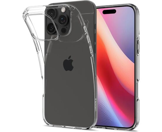 Чехол для мобильного телефона Spigen iPhone 16 Pro Max Liquid Crystal Crystal Clear (ACS07984), изображение 3 Чехол для мобильного телефона Spigen iPhone 16 Pro Max Liquid Crystal Crystal Clear (ACS07984), изображение 3