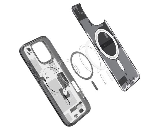 Чехол для мобильного телефона Spigen iPhone 16 Pro Max Ultra Hybrid MagFit Zero One (ACS08004), изображение 6 Чехол для мобильного телефона Spigen iPhone 16 Pro Max Ultra Hybrid MagFit Zero One (ACS08004), изображение 6