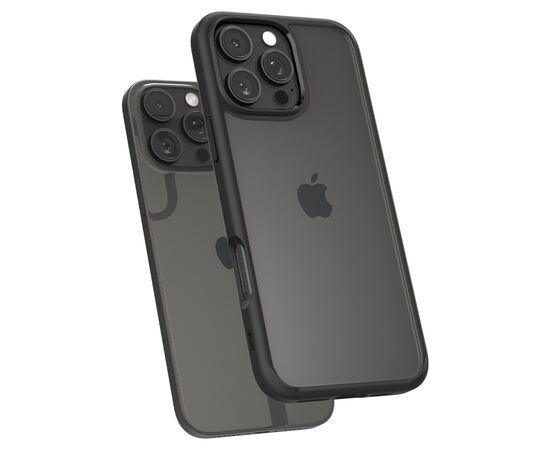 Чехол для мобильного телефона Spigen iPhone 16 Pro Max Ultra Hybrid Matte Black (ACS07996), изображение 3 Чехол для мобильного телефона Spigen iPhone 16 Pro Max Ultra Hybrid Matte Black (ACS07996), изображение 3