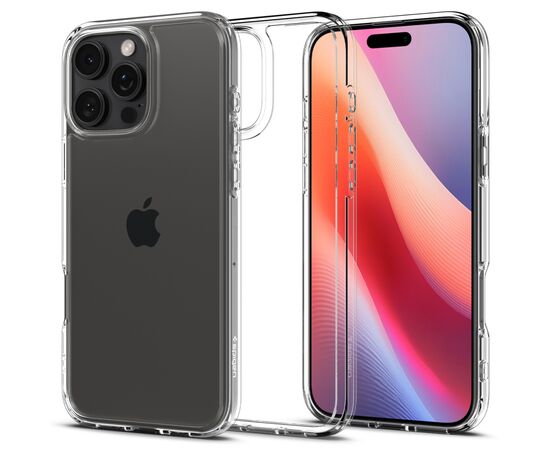 Чехол для мобильного телефона Spigen iPhone 16 Pro Ultra Hybrid Crystal Clear (ACS08121), изображение 3 Чехол для мобильного телефона Spigen iPhone 16 Pro Ultra Hybrid Crystal Clear (ACS08121), изображение 3