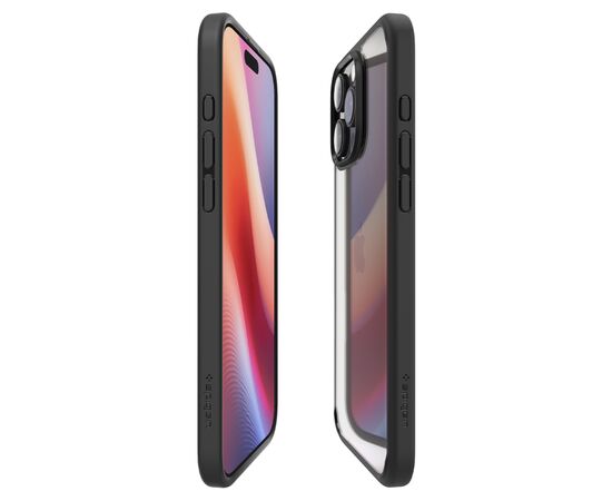 Чехол для мобильного телефона Spigen iPhone 16 Pro Ultra Hybrid Matte Black (ACS08125), изображение 4 Чехол для мобильного телефона Spigen iPhone 16 Pro Ultra Hybrid Matte Black (ACS08125), изображение 4