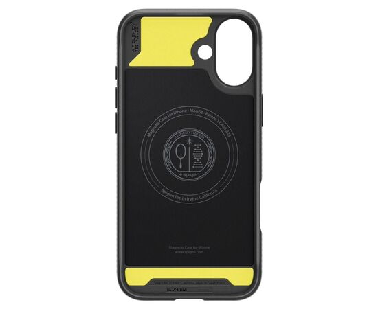 Чехол для мобильного телефона Spigen iPhone 16 Rugged Armor MagFit Matte Black (ACS08214), изображение 6 Чехол для мобильного телефона Spigen iPhone 16 Rugged Armor MagFit Matte Black (ACS08214), изображение 6