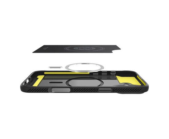 Чехол для мобильного телефона Spigen iPhone 16 Rugged Armor MagFit Matte Black (ACS08214), изображение 7 Чехол для мобильного телефона Spigen iPhone 16 Rugged Armor MagFit Matte Black (ACS08214), изображение 7