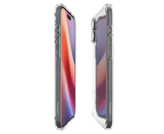 Чехол для мобильного телефона Spigen iPhone 16 Ultra Hybrid Crystal Clear (ACS08197), изображение 6 Чехол для мобильного телефона Spigen iPhone 16 Ultra Hybrid Crystal Clear (ACS08197), изображение 6