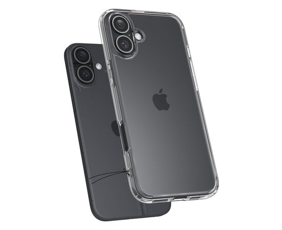 Чехол для мобильного телефона Spigen iPhone 16 Ultra Hybrid Crystal Clear (ACS08197), изображение 7 Чехол для мобильного телефона Spigen iPhone 16 Ultra Hybrid Crystal Clear (ACS08197), изображение 7
