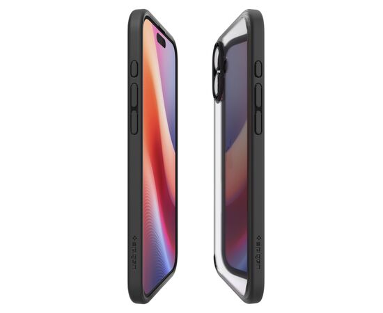 Чехол для мобильного телефона Spigen iPhone 16 Ultra Hybrid Matte Black (ACS08201), изображение 4 Чехол для мобильного телефона Spigen iPhone 16 Ultra Hybrid Matte Black (ACS08201), изображение 4