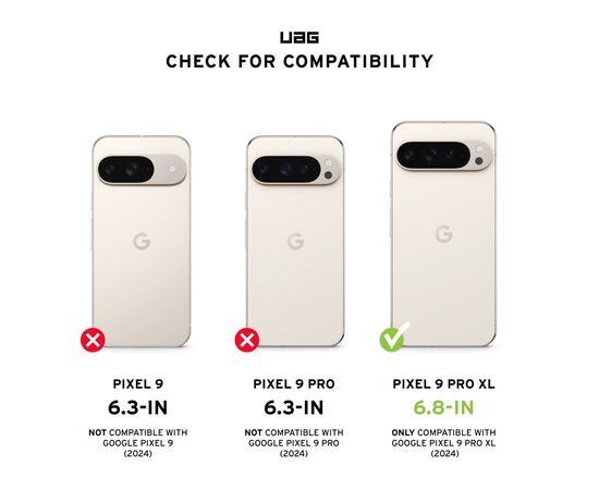 Чехол для мобильного телефона UAG Google Pixel 9 Pro XL Plyo Pro Magnetic Ice/Silver (614456114333), изображение 9