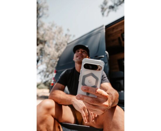 Чехол для мобильного телефона UAG Google Pixel 9 Pro Plyo Pro Magnetic Ice/Silver (614458114333), изображение 10