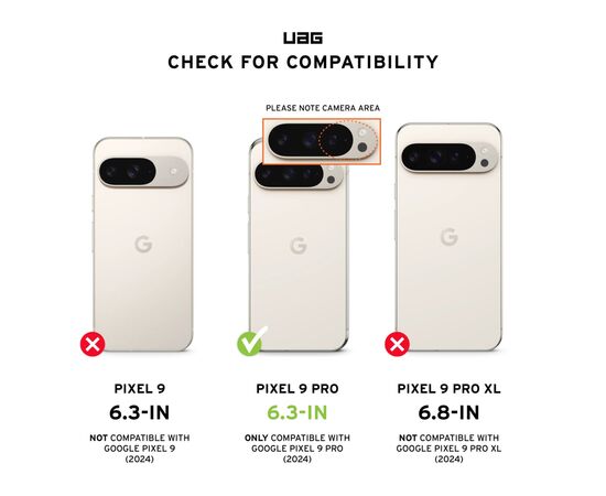 Чехол для мобильного телефона UAG Google Pixel 9 Pro Plyo Pro Magnetic Ice/Silver (614458114333), изображение 9