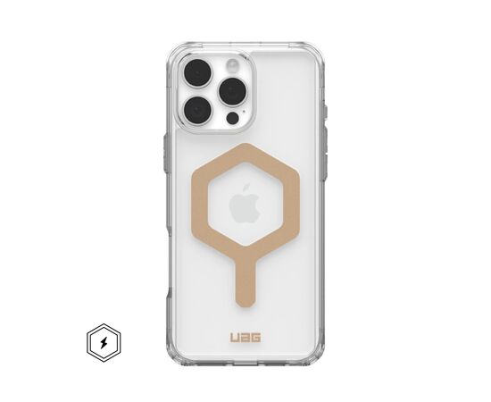Чехол для мобильного телефона UAG iPhone 16 Pro Max Plyo Magsafe Ice/Gold (114481114381)
