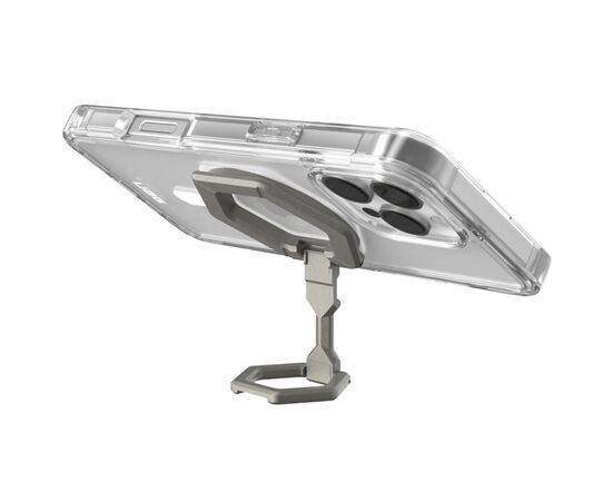 Чехол для мобильного телефона UAG Apple iPhone 16 Pro Max Plyo MagSafe Ice White/Titanium Stand (1144811BV01), изображение 5 Чехол для мобильного телефона UAG Apple iPhone 16 Pro Max Plyo MagSafe Ice White/Titanium Stand (1144811BV01), изображение 5