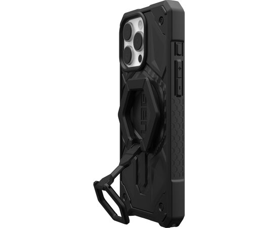 Чехол для мобильного телефона UAG iPhone 16 Pro Max, Monarch Pro Magsafe Carbon Fiber/Black Stand (1144571BV01), изображение 3