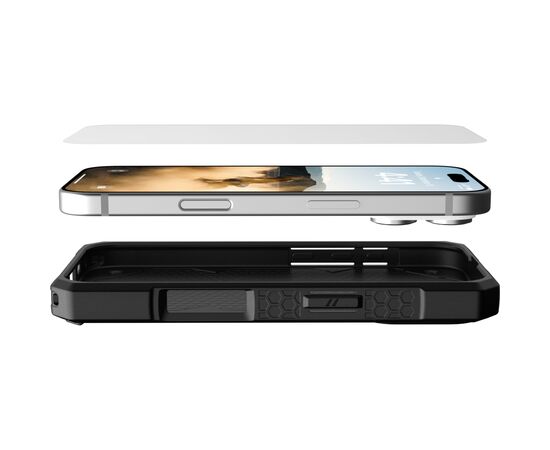 Стекло защитное UAG iPhone 16 Pro Clear (14435711NA), изображение 6 Стекло защитное UAG iPhone 16 Pro Clear (14435711NA), изображение 6