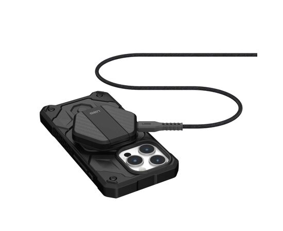 Зарядное устройство UAG Wireless Charging Pad With Stand Black/Carbon Fiber (9B4410114042), изображение 5 Зарядное устройство UAG Wireless Charging Pad With Stand Black/Carbon Fiber (9B4410114042), изображение 5