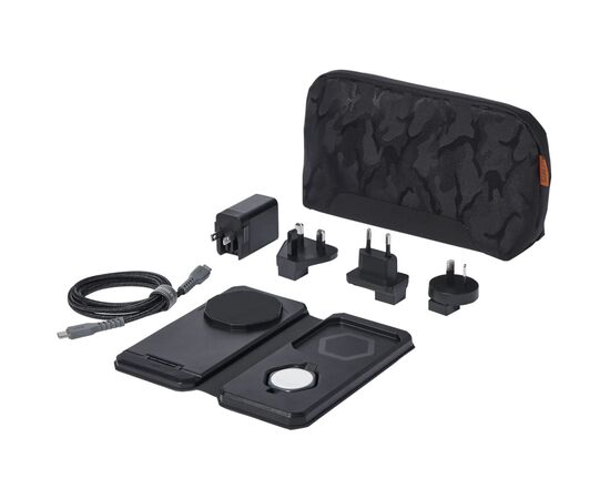 Зарядний пристрій UAG 3in1 Travel Charger Black/Grey (9B4412114030), зображення 2