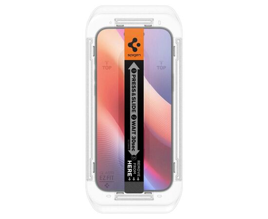 Стекло защитное Spigen iPhone 16 Pro Max Glas.tR EZ Fit (2 Pack) (AGL07907), изображение 6 Стекло защитное Spigen iPhone 16 Pro Max Glas.tR EZ Fit (2 Pack) (AGL07907), изображение 6