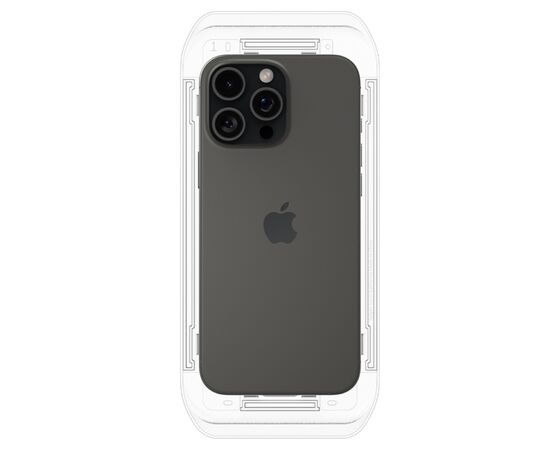 Стекло защитное Spigen iPhone 16 Pro Glas.tR EZ Fit (2 Pack) (AGL07928), изображение 8 Стекло защитное Spigen iPhone 16 Pro Glas.tR EZ Fit (2 Pack) (AGL07928), изображение 8