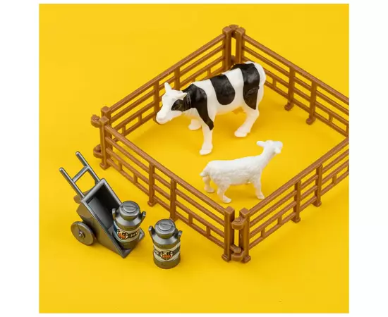 Ігровий набір Otamanko Веселий хутір (комбайн із причепом, коні, корови та вівця) (8828), зображення 5