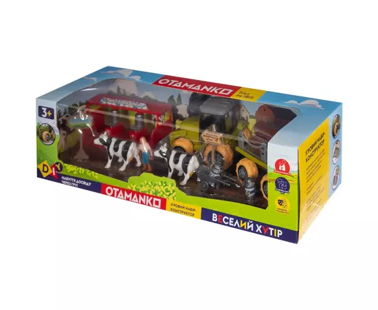 Игровой набор Otamanko Веселый хутор (трактор с прицепом и молочная ферма с коровами) (8816K), изображение 10 Игровой набор Otamanko Веселый хутор (трактор с прицепом и молочная ферма с коровами) (8816K), изображение 10