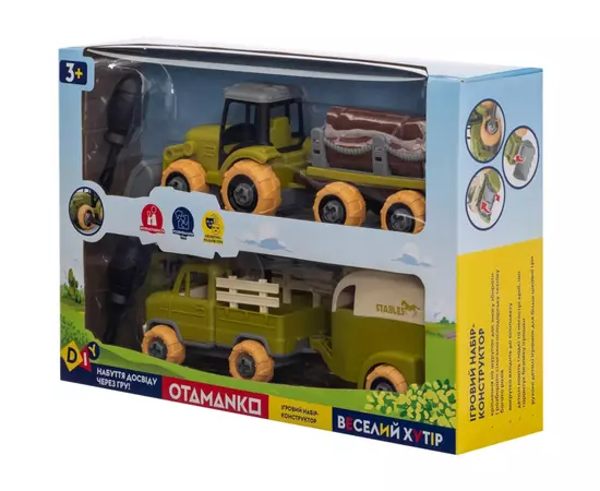 Игровой набор Otamanko Веселый хутор (трактор с прицепом, грузовик с прицепом и лошадь) (8832), изображение 10 Игровой набор Otamanko Веселый хутор (трактор с прицепом, грузовик с прицепом и лошадь) (8832), изображение 10