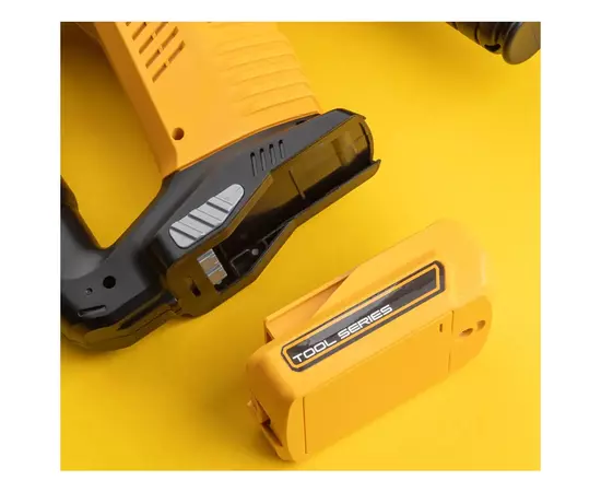 Ігровий набір Otamanko дриль на батарейках із 4 насадками жовта (T016A), зображення 5