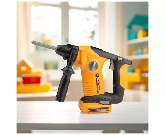 Ігровий набір Otamanko дриль на батарейках із 4 насадками жовта (T016A), зображення 7