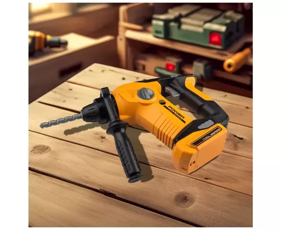 Ігровий набір Otamanko дриль на батарейках із 4 насадками жовта (T016A), зображення 9