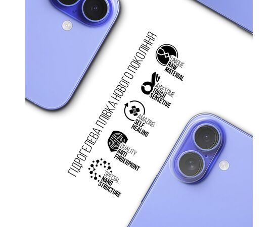 Плівка захисна Armorstandart for Camera Apple iPhone 16 6pcs (ARM79597), зображення 2