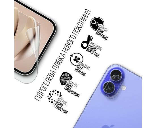 Плівка захисна Armorstandart Kit Clear Screen + Camera Apple iPhone 16 (ARM80715), зображення 3