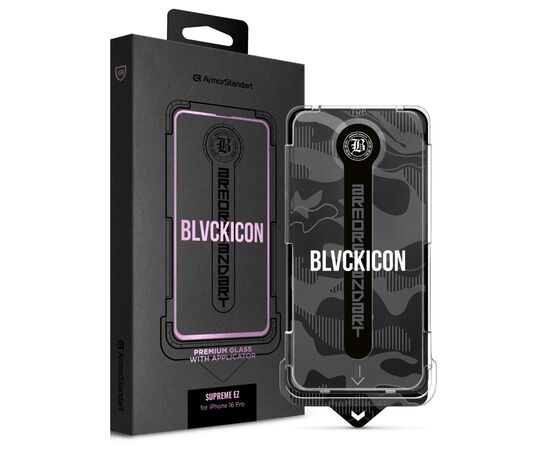 Стекло защитное Armorstandart Black Icon Supreme EZ iPhone 16 Pro (ARM80849)