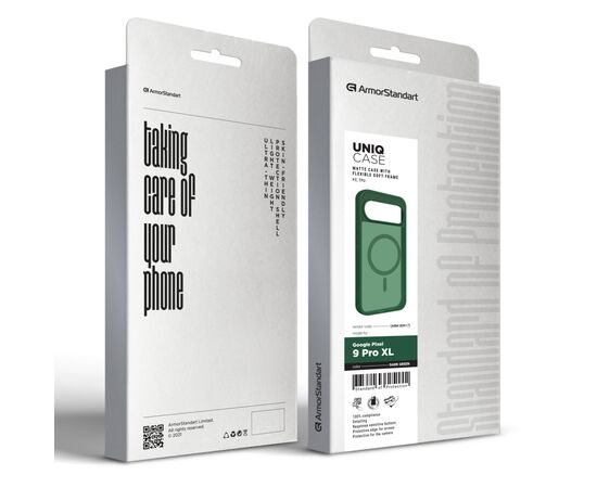 Чехол для мобильного телефона Armorstandart Uniq MagSafe Google Pixel 9 Pro XL Dark Green (ARM80917), изображение 3