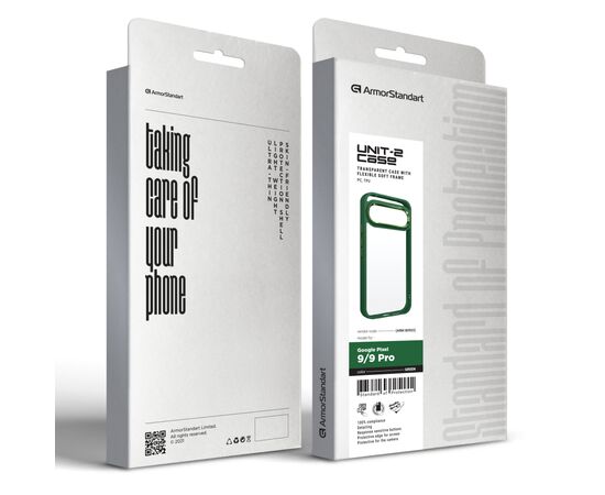 Чохол до мобільного телефона Armorstandart UNIT2 Google Pixel 9 / 9 Pro Green (ARM80903), зображення 5