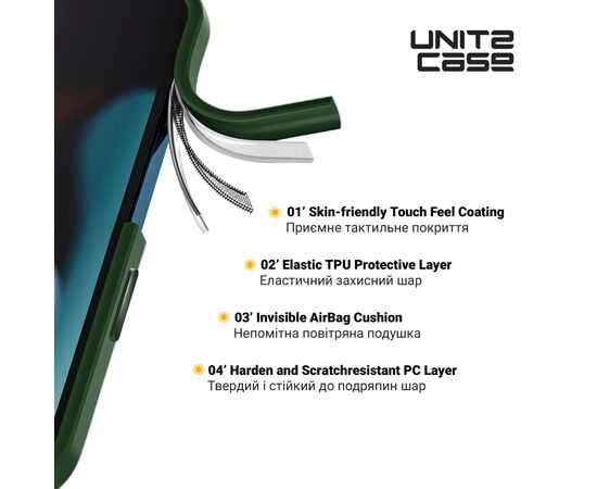 Чохол до мобільного телефона Armorstandart UNIT2 Google Pixel 9 Pro XL Green (ARM80907), зображення 3