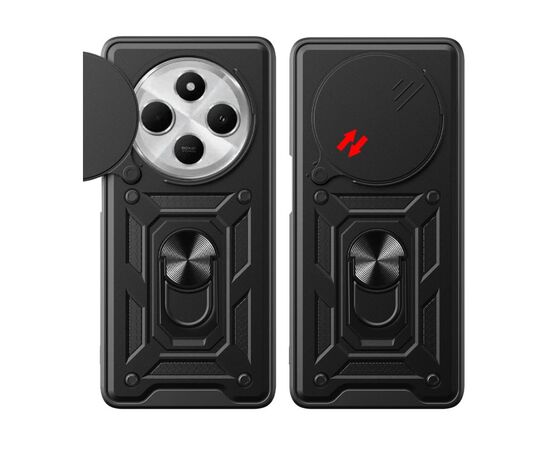 Чохол до мобільного телефона BeCover Military Xiaomi Redmi 14C 4G / Poco C75 Black (712489), зображення 2