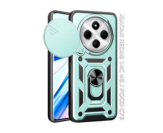 Чохол до мобільного телефона BeCover Military Xiaomi Redmi 14C 4G / Poco C75 Dark Green (712491)