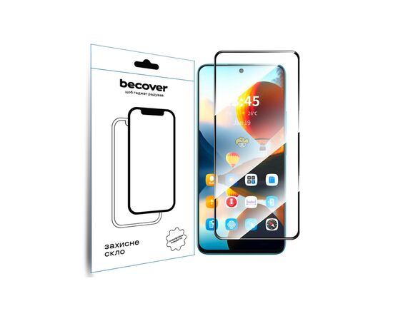 Стекло защитное BeCover Infinix Hot 50 Pro (X6881) Black (712488)