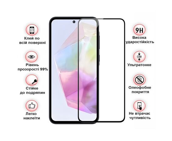 Стекло защитное BeCover Samsung Galaxy S24 FE SM-S721 Black (712485), изображение 3 Стекло защитное BeCover Samsung Galaxy S24 FE SM-S721 Black (712485), изображение 3