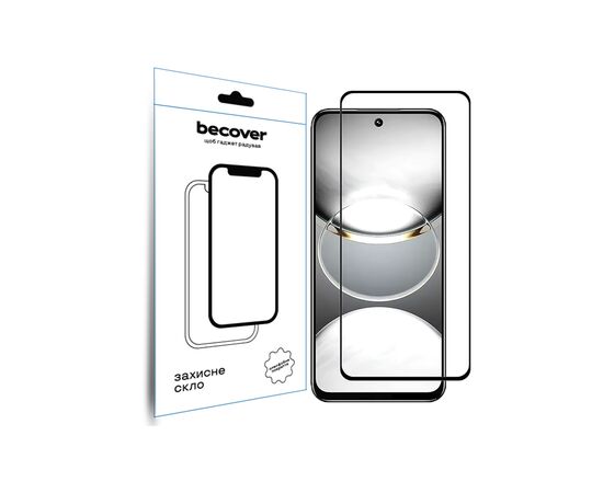 Стекло защитное BeCover Tecno Spark 30 (KL6) Black (712500)