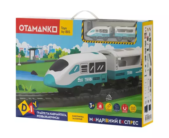 Залізниця Otamanko Мандрівний Експрес електрична залізниця 118 деталей (AU7883-6), зображення 12 Залізниця Otamanko Мандрівний Експрес електрична залізниця 118 деталей (AU7883-6), зображення 12